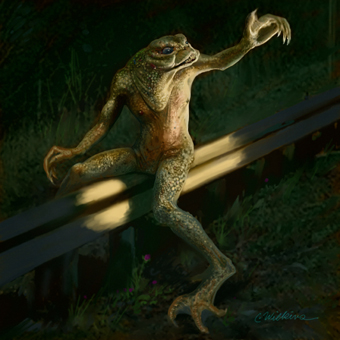 Meet the anuran-humanoid cryptid from southwestern Ohio, the Loveland Frog